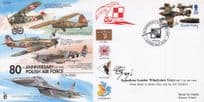 Wladyslaw Guys Polish WW2 Pilot Poland Ace Military Hand Signed FDC
