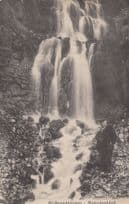 Wolfenschiessen Maienbachfall Swiss Elderly Man Waterfall Postcard