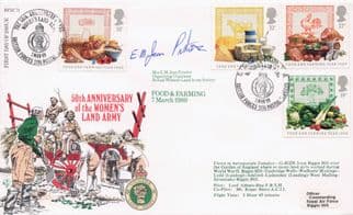 Womens WW2 Land Army Jean Procter Chairman 1989 Hand Signed FDC