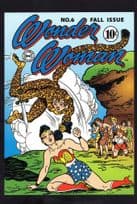 Wonder Woman Issue 6 WW2 Art DC War Comic Book Postcard