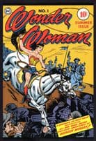 Wonder Woman Issue One 1 DC Comic Book Cover Art Postcard