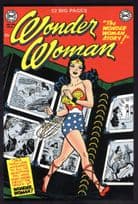 Wonder Woman Number 45 Comic Book DC 1951 Cover Art Postcard