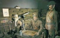 WW1 Trench Dug Out Nova Scotia Army Museum Canada Postcard