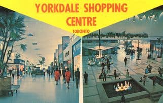 Yorkdale Shopping Centre Toronto Canada Vintage Multiview Postcard