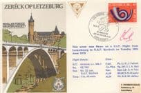 Zereck Op Letzeburg Luxembourg RAF Escaping Society Military Signed FDC