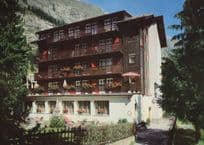 Zermatt Hotel Alpina Switzerland Postcard