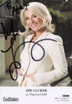 Zoe Lucker as Vanessa Gold Eastenders Rare Hand Signed Cast Card Photo