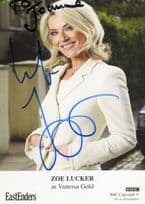 Zoe Lucker Eastenders Footballers Wives Hand Signed Cast Card