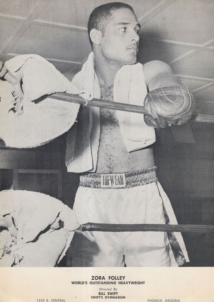 Zora Folley American Heavyweight Boxer Giant Old Publicity Photo