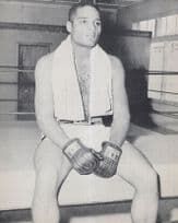 Zora Folley American Heavyweight Boxer Giant Old Training Photo