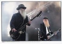 ZZ Top 2010 Live At Monaco 10x8 PB French Press Photo