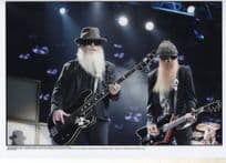 ZZ Top 2010 Live At Monaco Concert 10x8 PB French Press Photo
