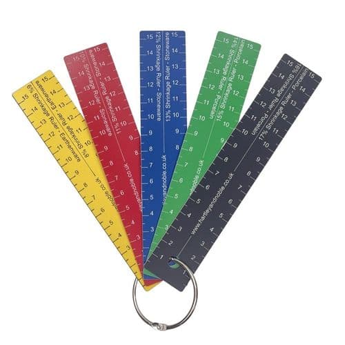 Clay Shrinkage Rulers