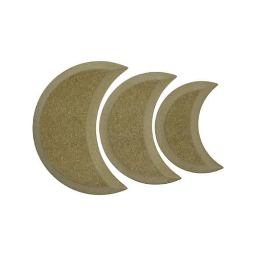 Set of 3 Moon Shape Drape Forms