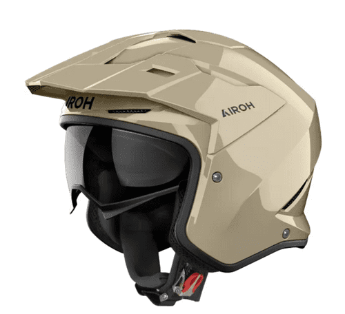 Airoh Kombakt Trials Helmet Mocha Glow Gloss