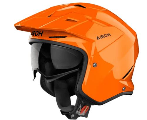 Airoh Kombakt Trials Helmet Orange Gloss
