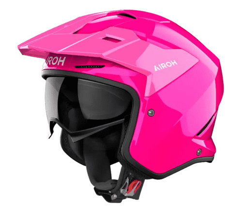 Airoh Kombakt Trials Helmet Pink Gloss