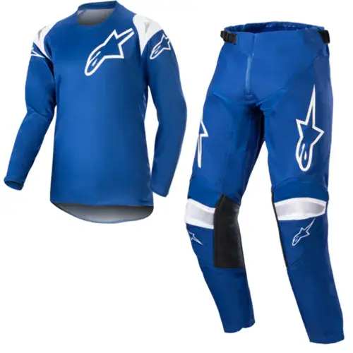 Alpinestar Kids Racer Nairn Blue Ray White Kit Combo