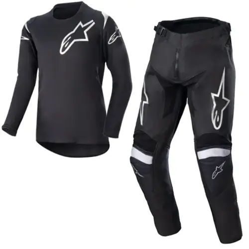 Alpinestars Kids Racer Graphite Black Reflective Black Kit Combo