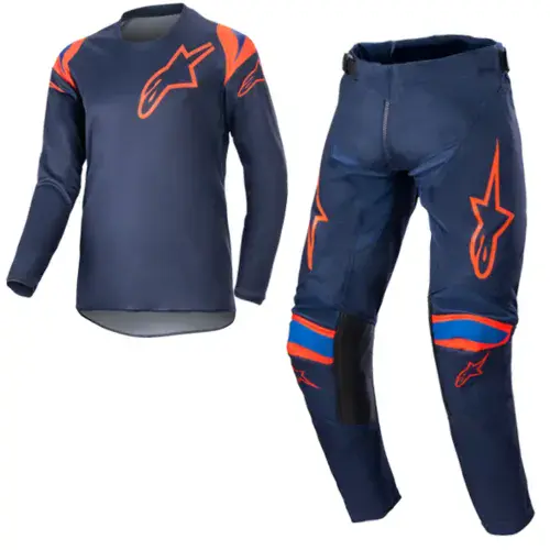 Alpinestars Kids Racer Narin Night Navy Hot Orange Kit Combo