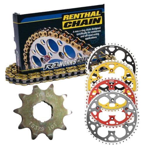 GAS GAS PRO 125 250 280 300 2002-23 Renthal Chain Apico Front Apico/Talon Rear Chain and Sprockets