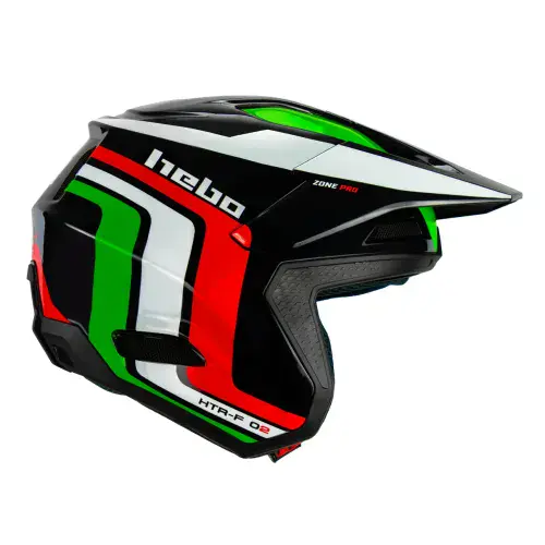 HEBO HELMET ZONE PRO CLASSIC BLACK GREEN