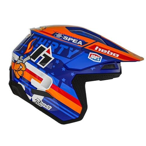 HEBO HELMET ZONE PRO TONI BOU BLUE