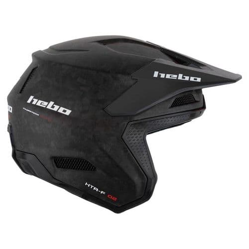 HEBO HELMET ZONE RACE CARBON FORGED MATT BLACK