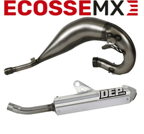 Honda CR125 1998-1999 DEP MX Exhaust Front Header Pipe & Rear Silencer Tail Can