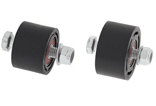 Honda CR125R 2000-2004 All Balls Upper & Lower Chain Rollers Black