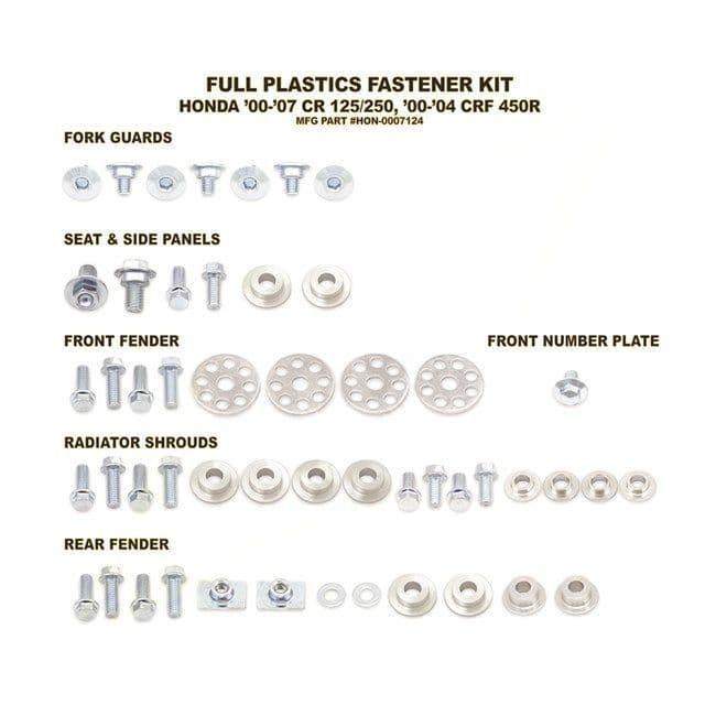 Honda CRF150R 2007-2025 Panel Bolt Kit