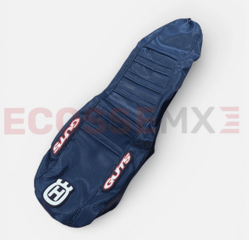 HUSQVARNA TC125 TC150 TC250 GUTS BLUE-BLUE GRIPPY RIBBED SEAT COVER 2023-2026