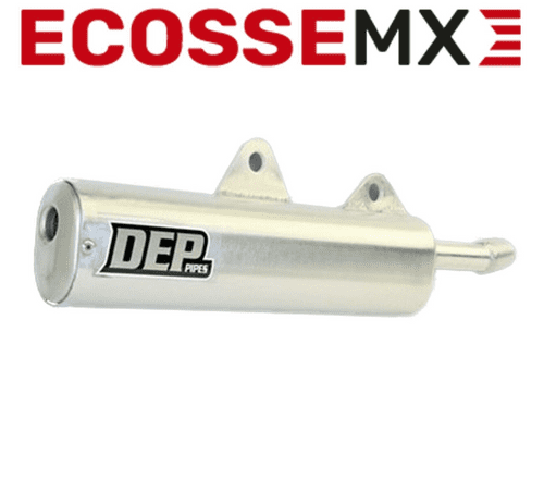 Kawasaki KX125 1988-1989 DEP Exhaust Silencer Round Not Oval Tail Pipe