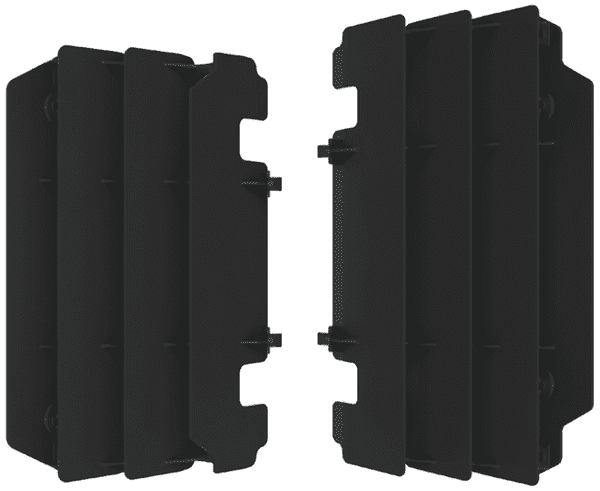 Louvre Radiators Kawasaki KX250 1997-1998 Polisport Radiator Louvre Panels