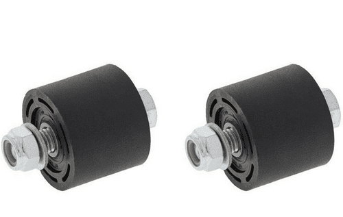 Kawasaki KX250F 2004-2006 All Balls Upper & Lower Chain Rollers Black