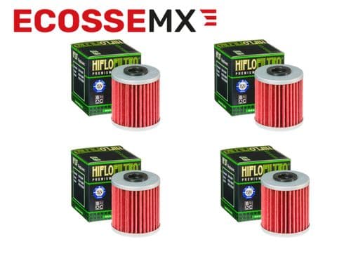 Kawasaki KX450F 2016-2021 Hi-Flo Oil Filters x4