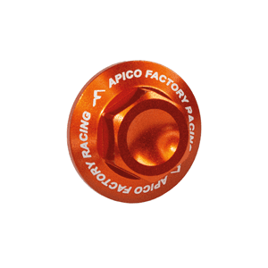 KTM MX 125-450 15-25 SX  Apico Orange Axle Nut
