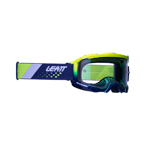 Leatt 2022 4.5 Velocity Iriz Motocross Enduro Goggles Neon Yellow - Purple Lens