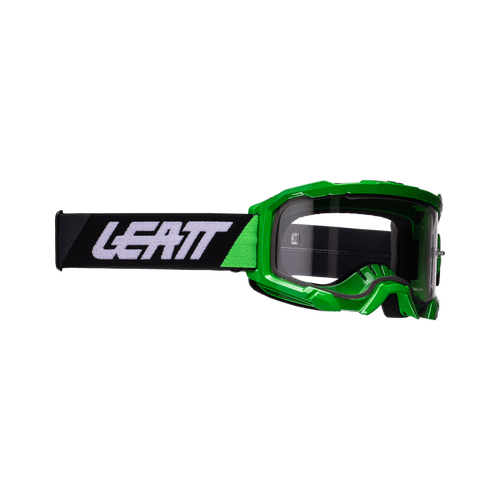 Leatt 2022 4.5 Velocity Motocross Enduro Goggles Neon Lime - Clear Lens
