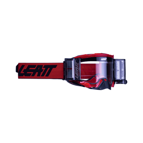 Leatt 2022 5.5 Velocity Roll-Off Red Enduro Motocross Goggles Clear Lens