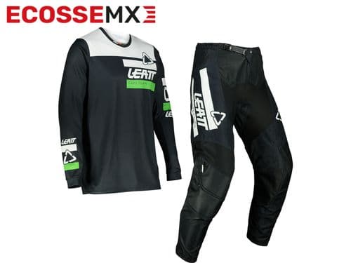 Leatt 3.5 Motocross Enduro Jersey & Race Pants Riding Kit Black