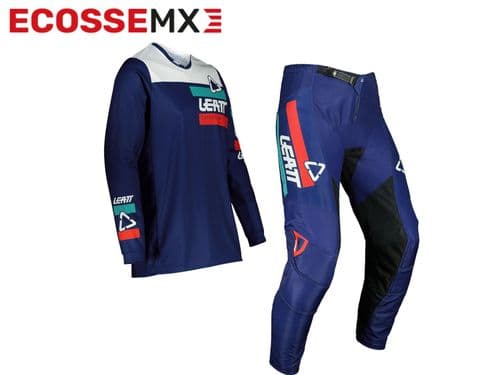 Leatt 3.5 Motocross Enduro Jersey & Race Pants Riding Kit Royal Blue