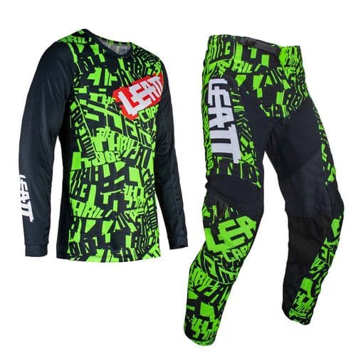 LEATT 3.5 RIDE V24 LIME MOTOCROSS KIT COMBO