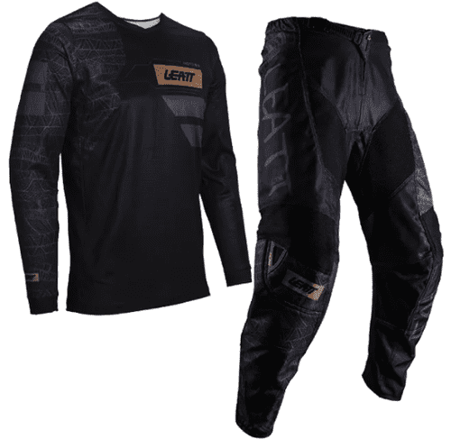 Leatt 3.5 Ride V25 Black Motocross Kit Combo