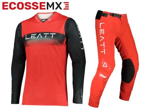 Leatt 5.5 Ultraweld Jersey & Race Pants Riding Kit Red