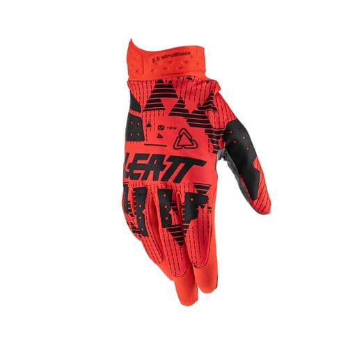 LEATT ADULT GLOVEs MOTO 2.5 WINDBLOCK RED