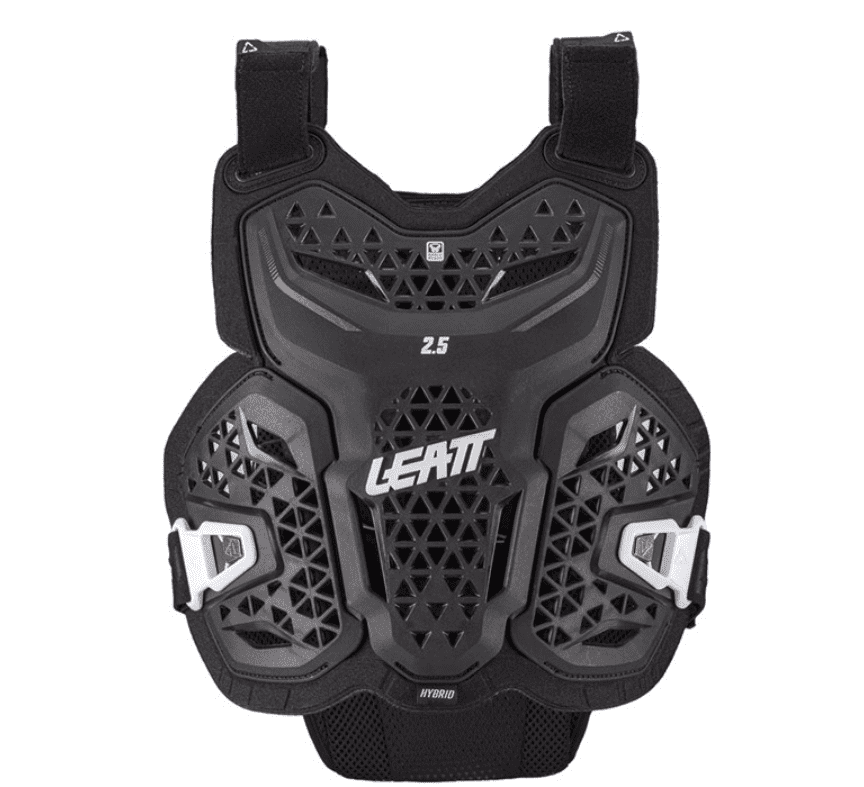 Leatt Jr Black 2 5 black hybrid Chest protection