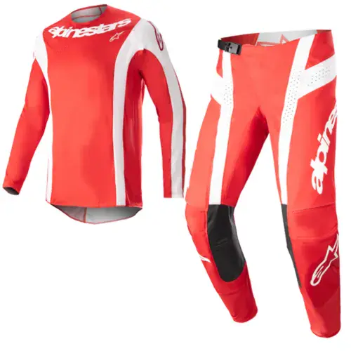 New Alpinestars 2023 Techstar Jersey/Pants Arch Red White combo