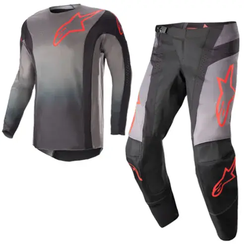 New Alpinestars 2023 Techstar Jersey/Pants Combo Black Red