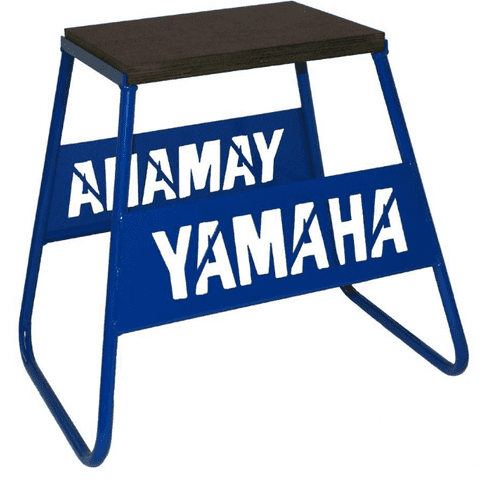 STAND 440 BLUE YAMAHA LOGO, MX LOGO STAND, SHOW ROOM STAND